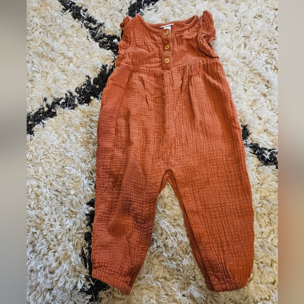 Cat & Jack jumper, 12m, Rusty Orange